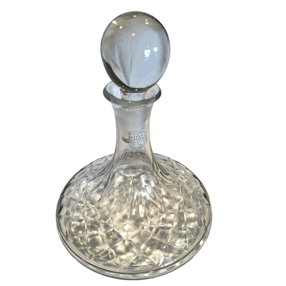 Fifth Avenue Crystal Decanter 9 1/2”